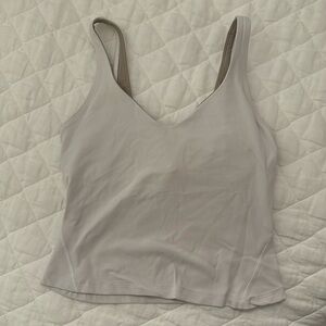 White Align Tank Size 4 Lululemon